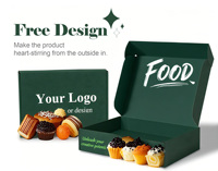 Cajas de Embalaje de Papel para Pasteles, Galletas, Pan, Donuts y Macarons, con Diseño Personalizado, Logotipo, Impresión de Grado Alimenticio y Ecológicas