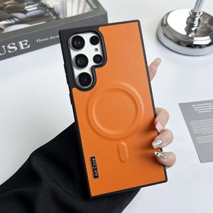 Shockproof Magnetic <b>Wireless</b> Charging TPU+<b>PC</b> Luxury Phone Case for Samsung S25 S22 S23 S24 Ultra - Product Image 3