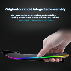 Nouvelle Poignée <span class=keywords><strong>de</strong></span> <span class=keywords><strong>Porte</strong></span> Sans Fil à Présentation Automatique 6ème Génération 2025 pour Tesla Model Y / 3 / 3 Highland / Y Juniper Colorée / Une Lumière LED - Product Image 3