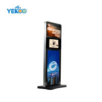 65 pulgadas Android Os gran publicidad Lcd pantallas interior LCD portátil quiosco de señalización Digital para publicidad al por menor