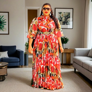Di alta qualità Design elegante <span class=keywords><strong>africano</strong></span> taglie forti abito ampio stampa abito <span class=keywords><strong>africano</strong></span> Dashiki abito donna Abaya - Product Image 4