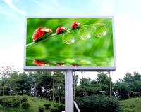Mur vidéo extérieur SMD2727 P6 Colonne Fixe LED Panneau Numérique Panneau 6mm IP65 6 Mètre Panneau LED pour Publicidad Animation