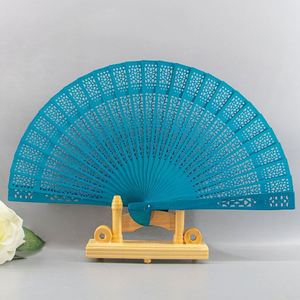Wedding Bamboo Paper 21Cm Diy Gift Folding Wholesale Price Promotion <b>Hand</b> <b>Fan</b> - Product Image 4