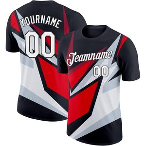 เสื้อยืดเบสบอลอีสปอร์ตแบบกำหนดเอง เสื้อเจอร์ซีย์สำหรับผู้ใหญ่ทั้งชายและหญิง พิมพ์ชื่อและหมายเลขตามสั่ง ผ้าโพลีเอสเตอร์แห้งเร็ว แบบซับลิเมชั่น - Product Image 1