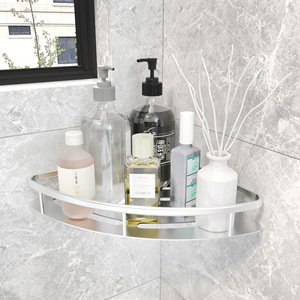 Hot Sale Bathroom Shelf Aluminum Alloy <b>Shampoo</b> Rack Makeup Storage Organizer Corner Shelf Bathroom <b>Shower</b> Rack - Product Image 3