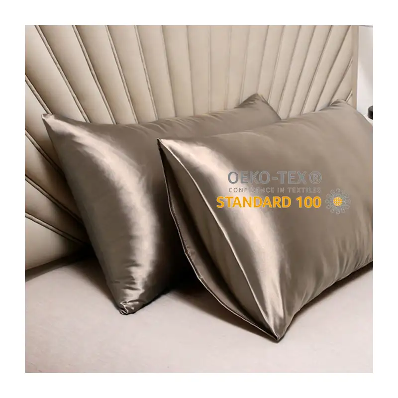 16/19/22 MM Custom 100% Pure Vegan Soft Mulberry Silk Pillowcase Silk Pillowcase Customizable Gift Box