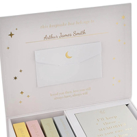 Boîte à cartes postales de rangement d'emballage en papier pliable à fermeture magnétique rose élégante pour ensemble de boîte de cadeaux de bébé nouveau-né cosmétique vêtements