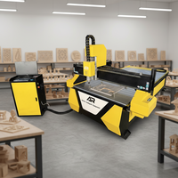 Nuevo Diseño de Router CNC para Trabajar la Madera en 3D de 1300x2500mm, Controlador NC STUDIO DSP MACH3, Máquina CNC para Cortar y Grabar Madera Automáticamente