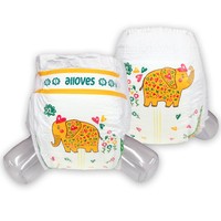 Vente en gros Échantillon gratuit OEM de haute qualité Vente à chaud Couches pour bébés privées Vente en gros Couches en tissu non tissé à faible coût