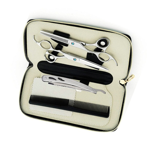 Premium Quality <b>Barber</b> Hair Dressing Kit Salon Hair Cutting Scissors <b>Set</b> Home Hair Cutting <b>Barber</b> Thinning Shears Kit - Product Image 5
