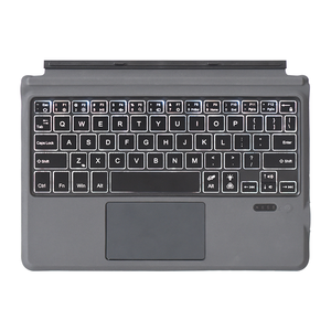 <span class=keywords><strong>Teclado</strong></span> Retroiluminado para Microsoft <span class=keywords><strong>Surface</strong></span> Pro <span class=keywords><strong>3</strong></span> 4 5 6 7 8 9 X <span class=keywords><strong>Go</strong></span> 1 2 <span class=keywords><strong>3</strong></span> Trackpad <span class=keywords><strong>Teclado</strong></span> Magnético Inalámbrico Árabe Coreano AZERTY - Product Image 2