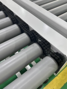 Transportador de correa de rodillos recubierto de poliuretano HDPE primario motorizado BIFA con piñón doble - Product Image 2