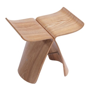 Morezhome moderno diseñador hermosa habitación cambiando de madera de la habitación <span class=keywords><strong>mariposa</strong></span> <span class=keywords><strong>taburete</strong></span> - Product Image 1