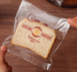 Clear <b>Bread</b> Transparent Packaging <b>Bags</b> Candy Biscuit Luxury Plastic Gummy Biscuit Packaging <b>Bag</b> 15*18+3cm - Product Image 3