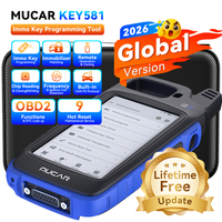 Lifetime Free Update MUCAR KEY581 Universal Key Fob Programmer Key Immobilizer Programming Tool CANFD OBD2 Function 9 Resets
