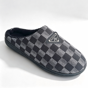 <span class=keywords><strong>Mocassins</strong></span> en daim doux pour hommes, doublure Sherpa chaude, semelle extérieure antidérapante en TPR, amorti, pantoufles d'intérieur personnalisées à marque privée - Product Image 1