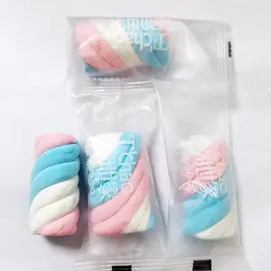 Wholesale Long Twist Marshmallow Sticks Candy / Cotton Candies in Bag