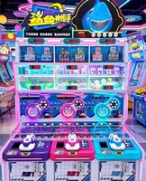 Jeu de tir d'arcade Shark Gunner |   Machine de rédemption réglable à monnayeur pour figurines et boissons