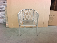 Chaises de jardin en rotin nordiques modernes pour l'extérieur