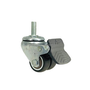 Rueda giratoria de goma TPR sólida de 1-3 pulgadas, tornillo giratorio, ruedas giratorias, accesorios para muebles - Product Image 3