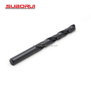 Suborui hoàn toàn mặt đất tốc độ cao thép cao cấp mục đích chung Oxit Đen HSS Twist khoan bit cho thép - Product Image 4