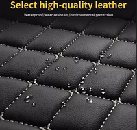 Tapis de sol de voiture en cuir de luxe imperméable toutes saisons en gros, personnalisé avec logo 3D 5D 7D, tapis de sol de voiture