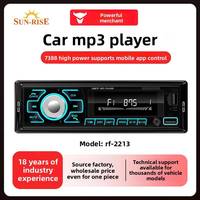 Reproductor MP3 para Auto con Control por Aplicación Móvil 7388, Pantalla LCD de Alta Potencia, Radio FM, Carga USB Dual, Reproducción de Música