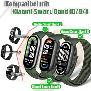 Correa de Repuesto de Nailon Ajustable con Velcro para <span class=keywords><strong>Xiaomi</strong></span> Smart Band 10/<span class=keywords><strong>Xiaomi</strong></span> Smart Band 9/<span class=keywords><strong>Xiaomi</strong></span> Smart Band 8 NFC - Product Image 2