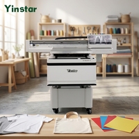 Yinstar UV6090 untuk I3200 3 Head UV Inkjet Flatbed Printer DTF Rotary Kecepatan Tinggi untuk Kulit Plastik Kayu Kaca Akrilik Logam