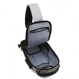 Bolsa de Pecho Cruzada Antirrobo para Hombre al por Mayor, Bolsa de Hombro Única de Tela Oxford, Bolsa de Pecho Deportiva Portátil - Product Image 3