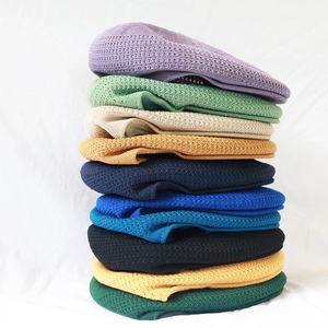 Sombrero <span class=keywords><strong>de</strong></span> Pintor Clásico fino <span class=keywords><strong>para</strong></span> mujer y niña, boina transpirable <span class=keywords><strong>de</strong></span> malla, Retro, a la moda, Verano - Product Image 6