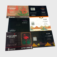 Carte de testeur de parfum de conception unilatérale en argent holographique avec propre logo personnalisé