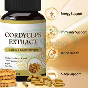 ยาเม็ด Cordyceps sinensis สารสกัดจากเห็ดยาเม็ดอาหารเสริมอาหารเสริม500มก. - Product Image 2