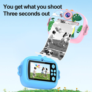 Sevimli çocuklar anında kamera yazıcı ucuz fabrika toptan fiyat dinozor anında fotoğraf kamerası baskı Mini cep yazıcı - Product Image 3