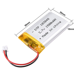 ลิเธียมโพลิเมอร์ลิเธียม LiPo แบตเตอรี่ Li-ion ขนาด3.7V 1500mAh 103048ได้รับการรับรองจาก KC สำหรับลำโพง - Product Image 2