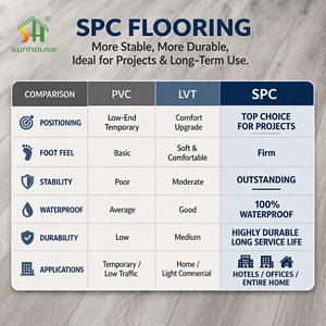 4,5 Mm SPC Click Floor Núcleo rígido Suelo de PVC <span class=keywords><strong>Tratamiento</strong></span> de superficie de parquet <span class=keywords><strong>para</strong></span> el hogar Oficina Hotel Uso Diseño gráfico disponible - Product Image 5