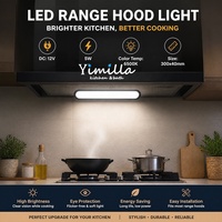 Lampe LED anti-buée pour hotte de cuisine, indice de protection IP44, DC12V, 6 SMD, bande longue, lumière de remplacement pour cuisine domestique