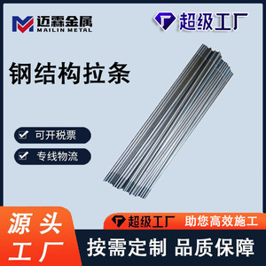 Steel Threaded Rods M6 To M36 Fully Threaded Hot Dip Galvanized Customizable Length For Structural Support - Product Image 4