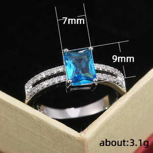 Anello a forma di farfalla colorato per donna, elegante design intarsiato, gioielli alla moda per tutti i giorni - Product Image 5