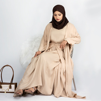 Meilleur prix Chine 2024 Dernière robe de prière musulmane pour femmes avec hijab Robe kimono modeste chinoise