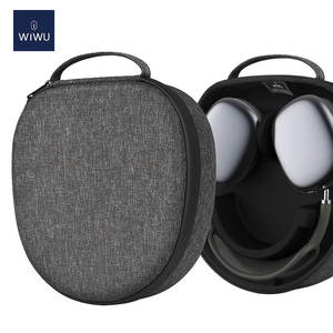 Étui pour casque WiWU OEM étanche, support pour casque, étuis intelligents, mise en veille automatique intelligente, housse de protection automatique pour Airbuds <span class=keywords><strong>Max</strong></span> - Product Image 1