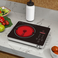 Cuisinière à induction électrique ultra-mince certifiée CE CB GT-212 avec poignée pour usage hôtelier, multifonction, 2000-2999W