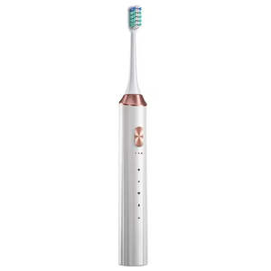 Brosse à dents sonique sans fil rechargeable par USB, étanche IPX7, pour adultes, avec poils doux et têtes de rechange pour le blanchiment des dents - Product Image 6