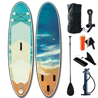 Planche de paddle gonflable en gros, double couche Drop Stitch, pour sports nautiques d'été
