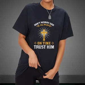 थोक पार DTF लोहे पर भगवान विश्वास उसे हस्तांतरण के लिए टी शर्ट