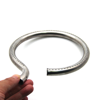Kit de brûleur au gaz naturel commercial pour foyers extérieurs en acier inoxydable 304 écologique pour terrasses, restaurants et camping