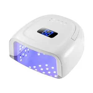 Máquina de secagem de lâmpada de unha portátil, 60w s20 recarregável, duas mãos, sem fio, uv, led, inteligente, venda quente, 2023