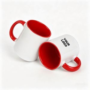 Mug personnalisé imprimé avec logo, en céramique blanche, avec boîte, 11 oz, mug en porcelaine pour café, cadeau d'entreprise, activité d'entreprise - Product Image 1