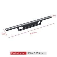 GM36 36*3w Luz de Pared LED Tipo Cortina, Luces de Carreras de Caballos, 100w RGBW 4 en 1, Control de Píxeles, Luz de Escenario para DJ, Clubes