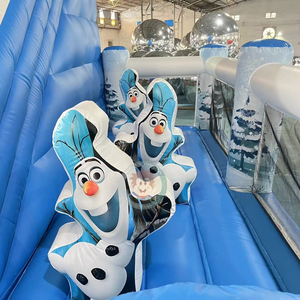 <span class=keywords><strong>Castillo</strong></span> Inflable de Juegos con Tobogán, Diseño de <span class=keywords><strong>Frozen</strong></span>, para Uso Comercial - Product Image 5